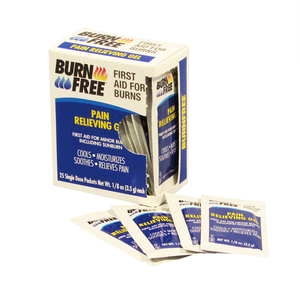 Burn Free Burn Gel 25 Box First Aid Supplies Online