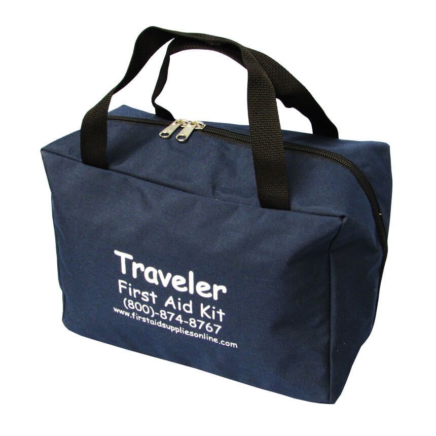 Traveler First Responder Kit Bag Empty Aid Supplies Online Empty Traveler First Responder Bag Front View